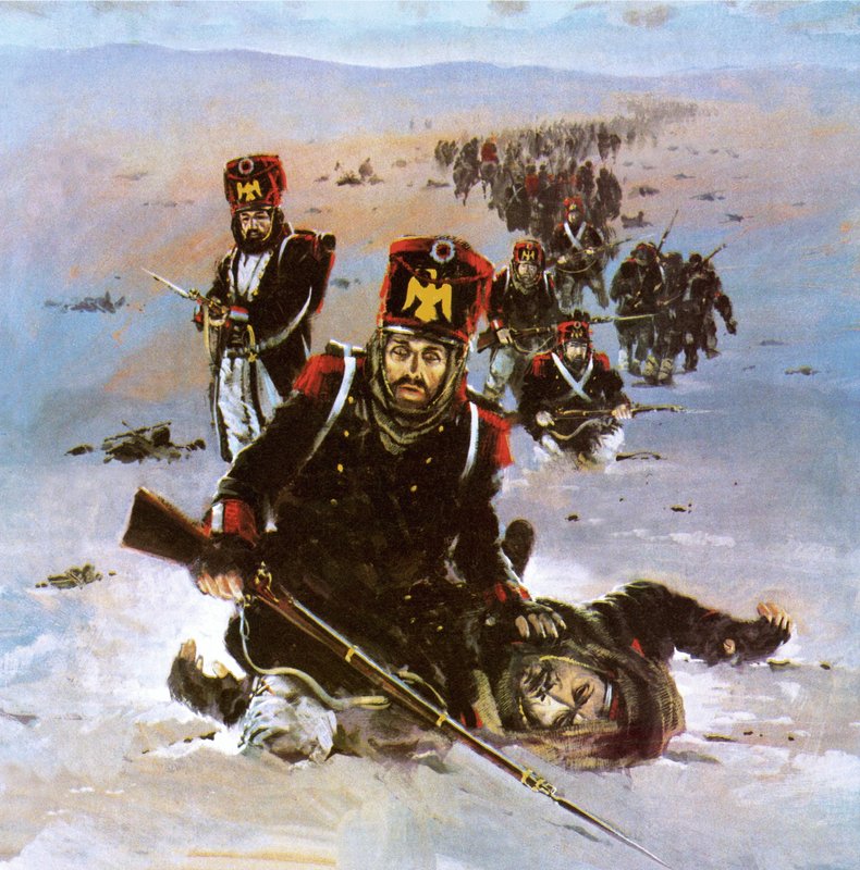 Den franske retretten fra Moskva i 1812 av Graham Coton