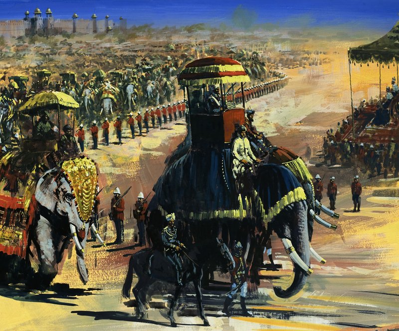 Den siste store Durbar i juni 1911 av Graham Coton