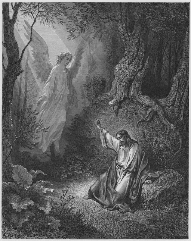 Gustave Dore Bibelen: Kristus i hagen av Gustave Dore