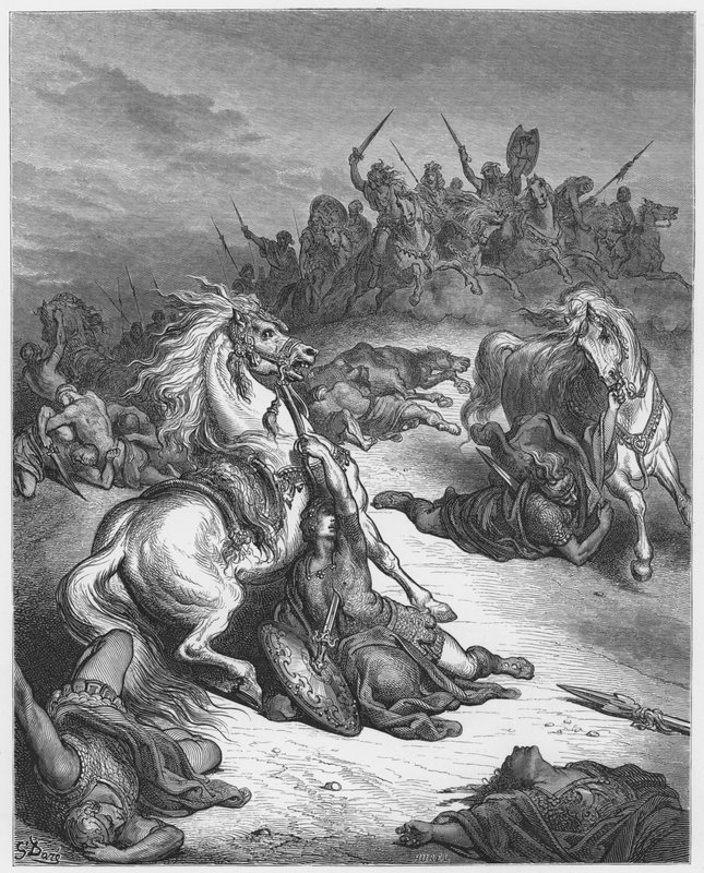 Gustave Dore Bibelen: Sauls død av Gustave Dore