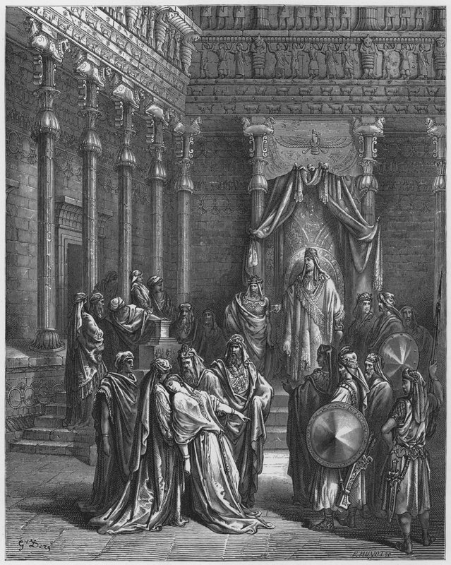 Gustave Dore Bibelen: Esther før kongen av Gustave Dore