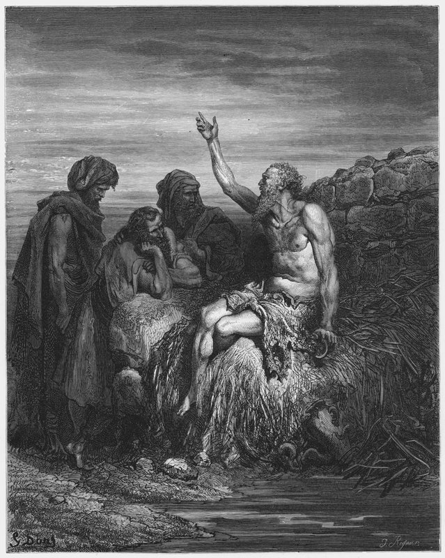 Gustave Dore Bibelen: Job og vennene hans av Gustave Dore