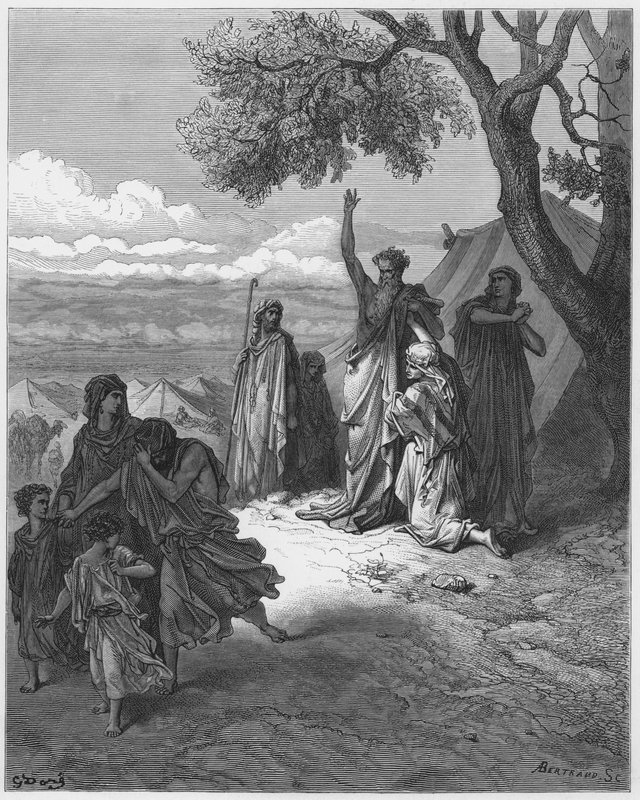 Gustave Dore Bibelen: Noah forbanner Kanaan av Gustave Dore