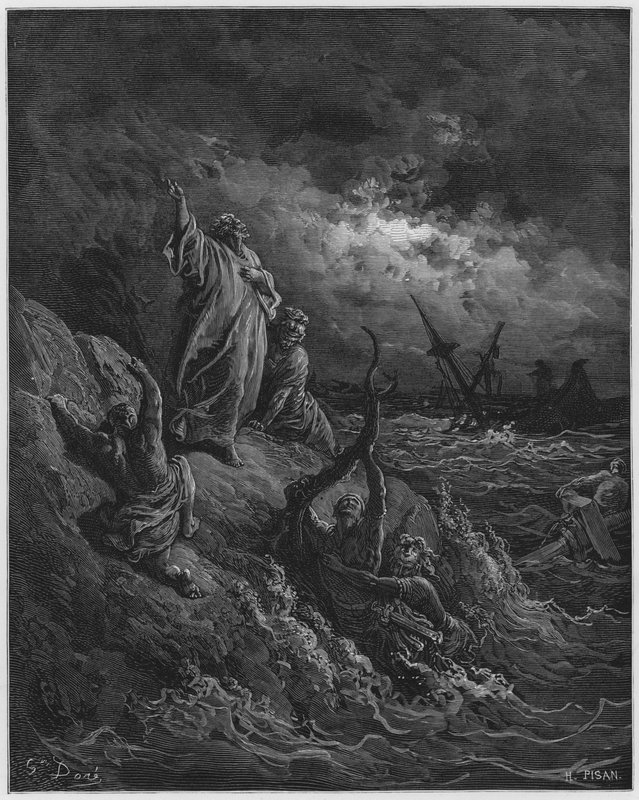 Gustave Dore Bibelen: S Paul forliste av Gustave Dore
