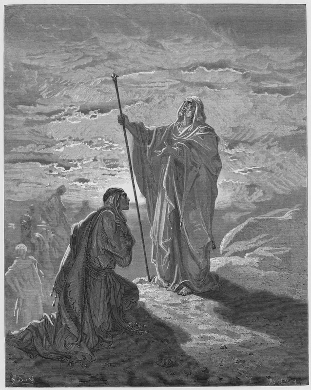 Gustave Dore Bibelen: Samuel velsigner Saul av Gustave Dore