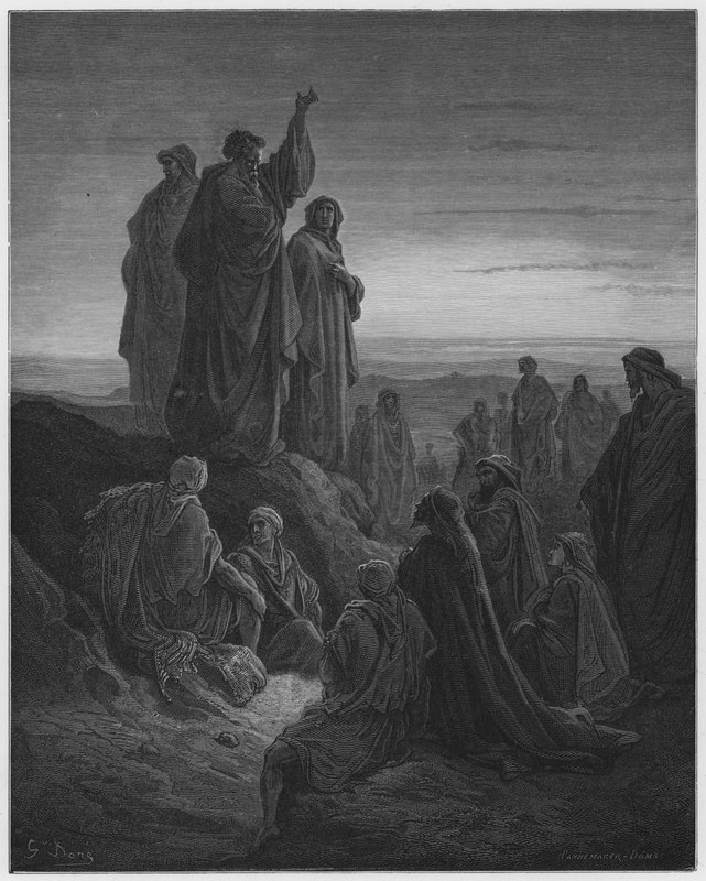 Gustave Dore Bibelen: Apostlene som forkynner evangeliet av Gustave Dore