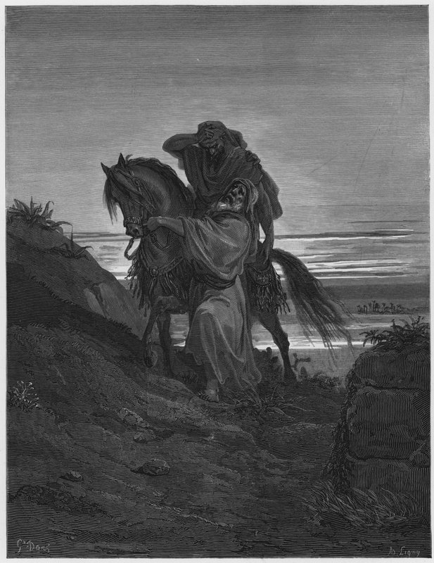 Gustave Dore Bibelen: Den barmhjertige samaritan av Gustave Dore