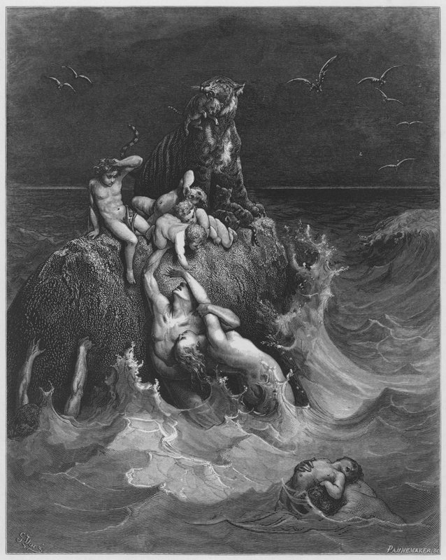 Gustave Dore Bibelen: Syndfloden av Gustave Dore