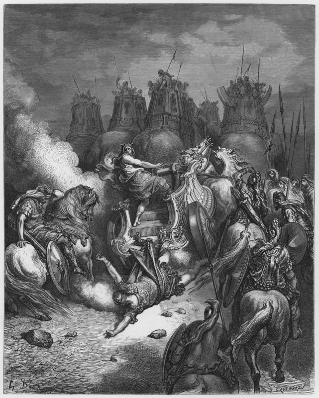 Gustave Dore Bibelen: Antiokos straff av Gustave Dore