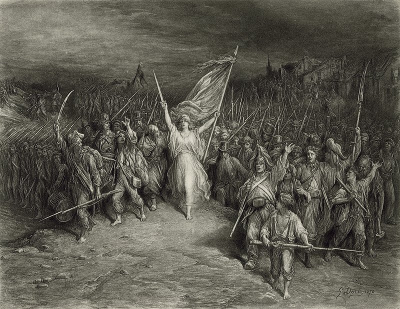 La Marseillaise (fotogravering) av Gustave Dore