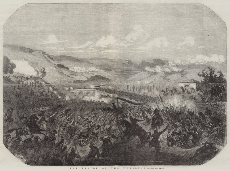 Slaget ved Tchernaya av Gustave Dore