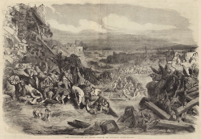 Oversvømmelsen ved Lyons av Gustave Dore