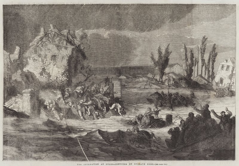 Oversvømmelsen ved Lyons av Gustave Dore