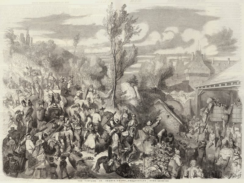 The Vintage i Frankrike av Gustave Dore