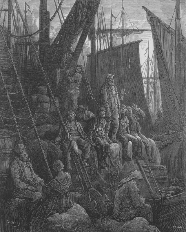 Om bord av Gustave after Dore