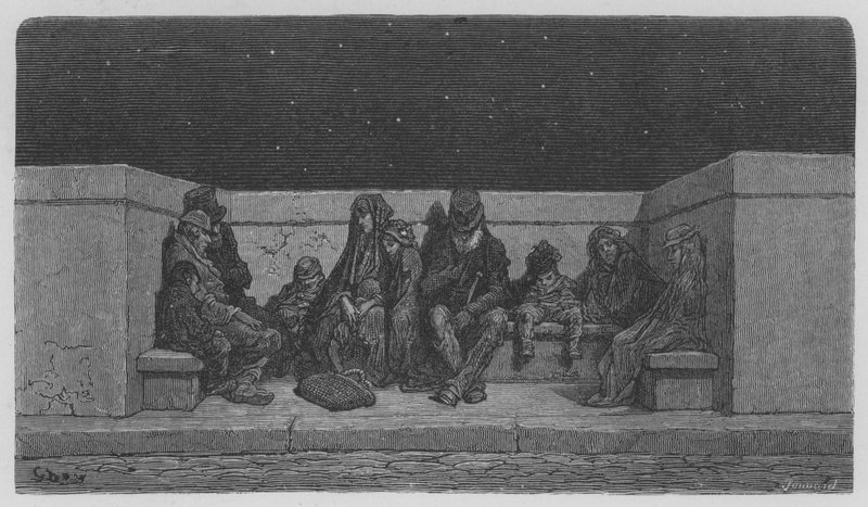 På La Belle Etoile av Gustave after Dore