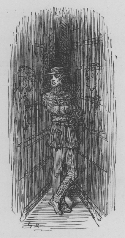 Fengselsvokter av Gustave after Dore