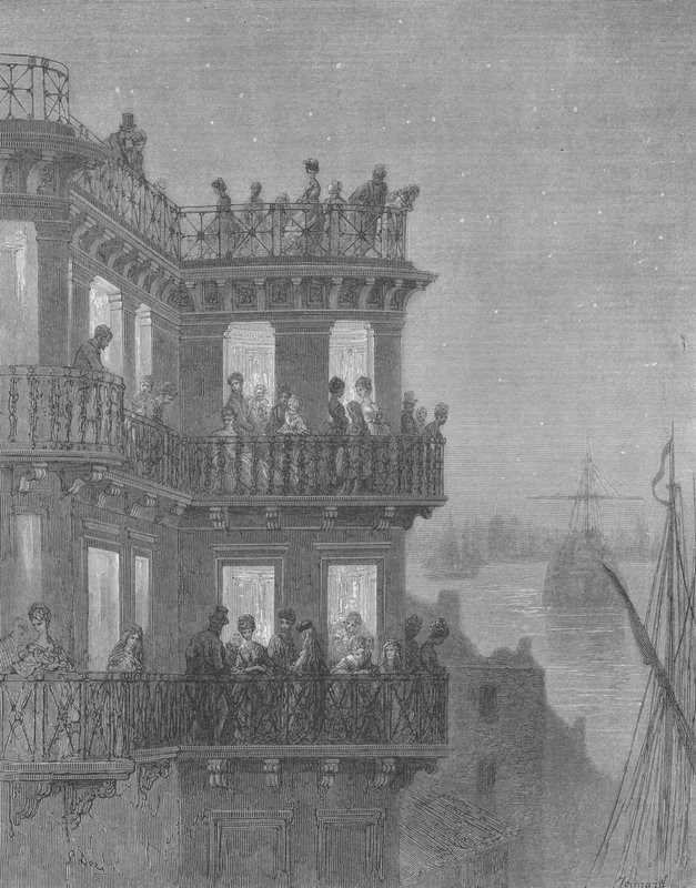Greenwich, i løpet av sesongen av Gustave after Dore