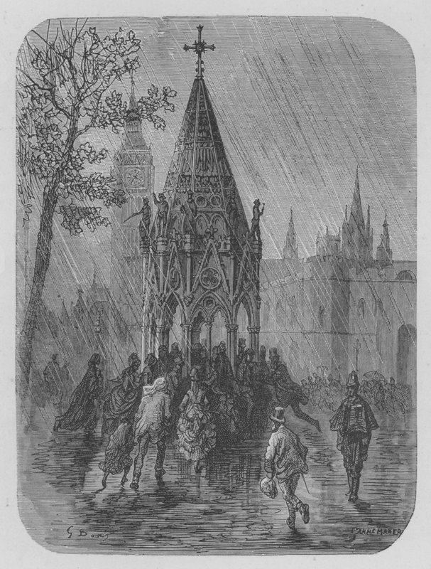 Det regner av Gustave after Dore