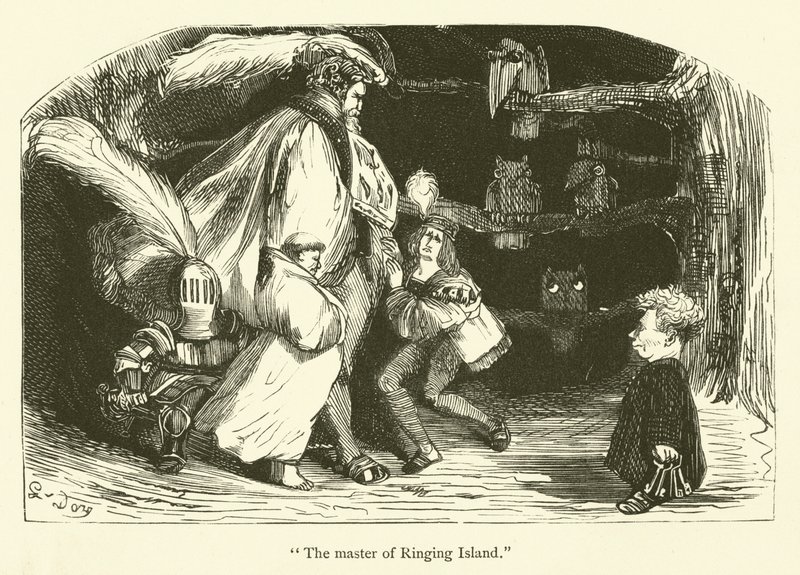 Illustrasjon for verkene til Rabelais av Gustave after Dore