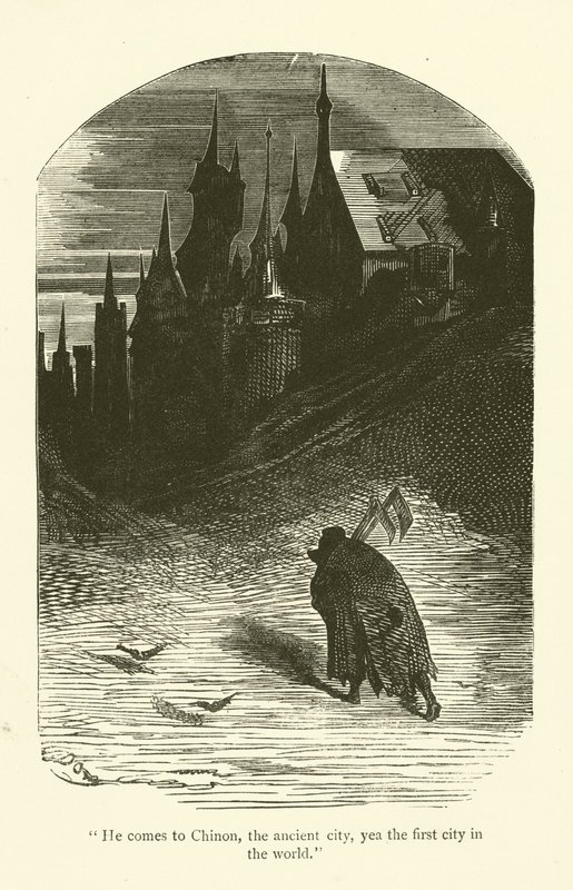 Illustrasjon for verkene til Rabelais av Gustave after Dore