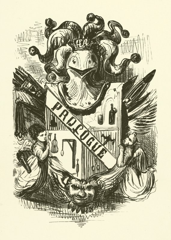 Illustrasjon for verkene til Rabelais av Gustave after Dore