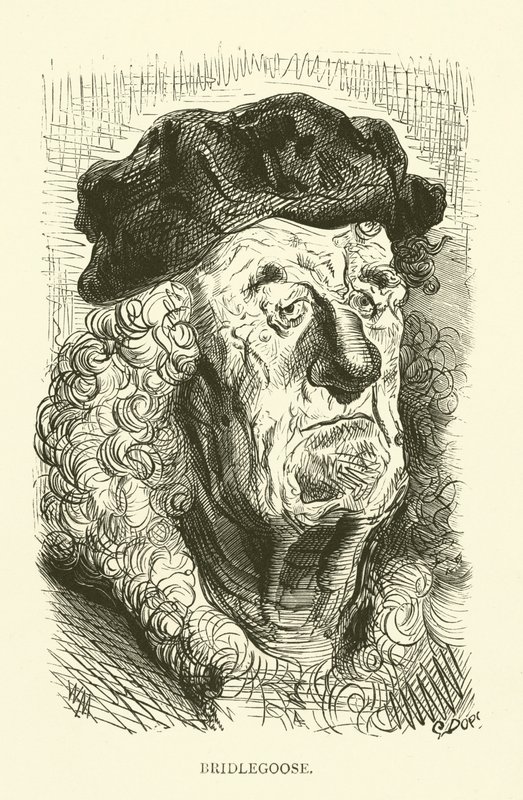 Illustrasjon for verkene til Rabelais av Gustave after Dore