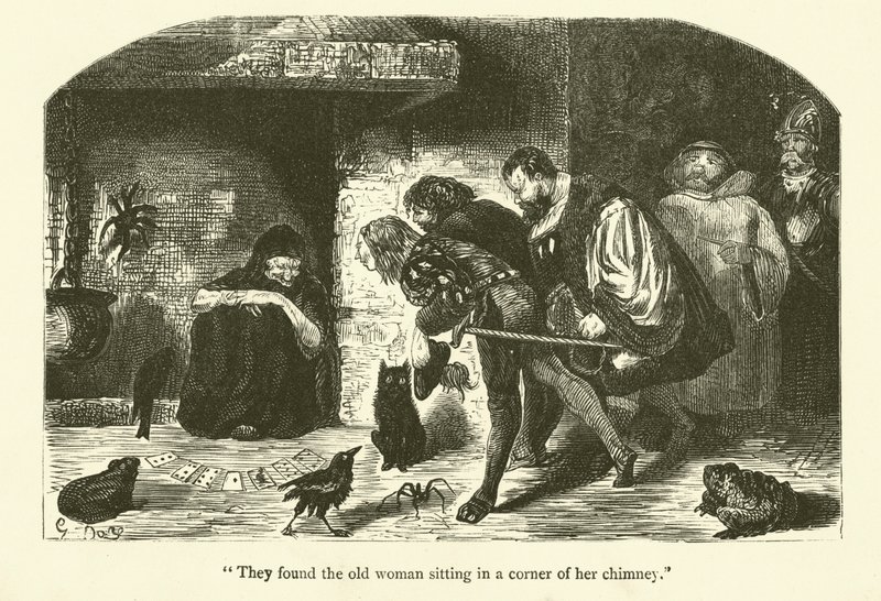 Illustrasjon for verkene til Rabelais av Gustave after Dore