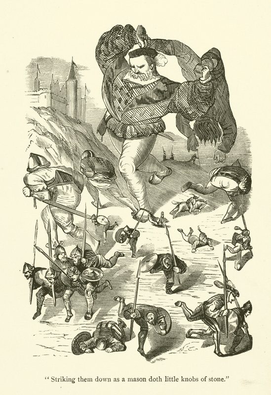 Illustrasjon for verkene til Rabelais av Gustave after Dore