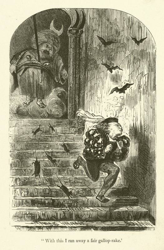 Illustrasjon for verkene til Rabelais av Gustave after Dore