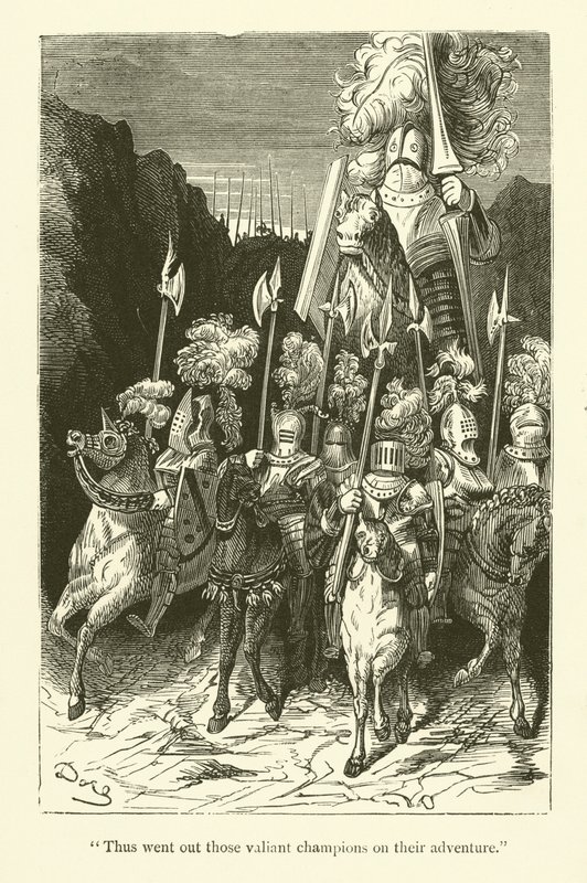 Illustrasjon for verkene til Rabelais av Gustave after Dore