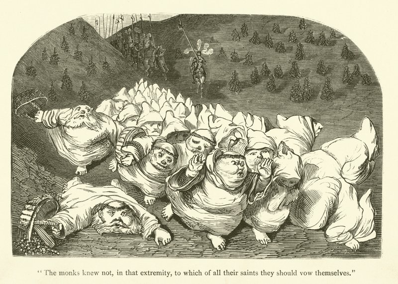 Illustrasjon for verkene til Rabelais av Gustave after Dore
