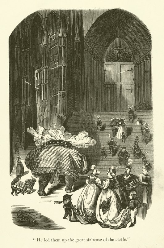 Illustrasjon for verkene til Rabelais av Gustave after Dore