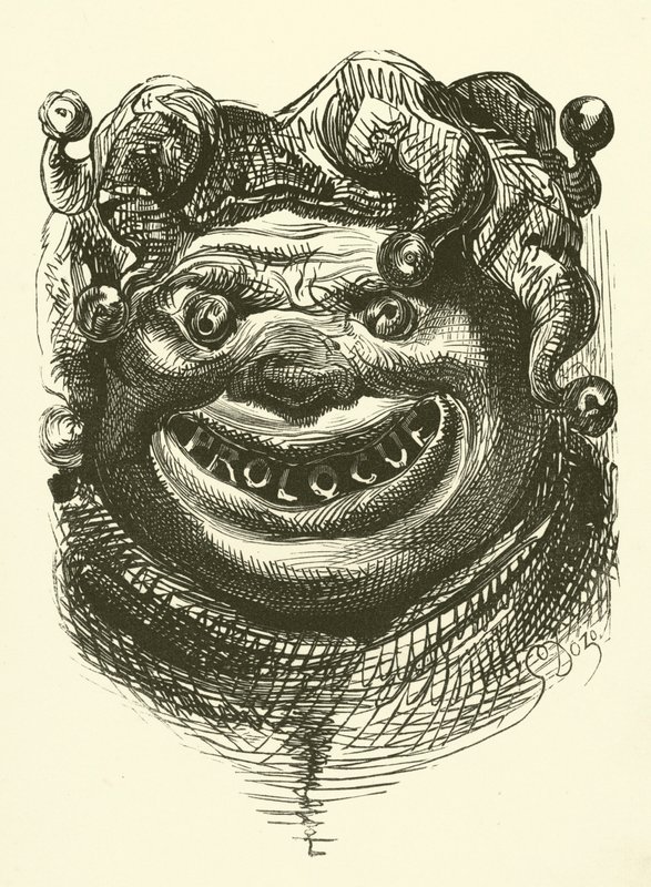 Illustrasjon for verkene til Rabelais av Gustave after Dore