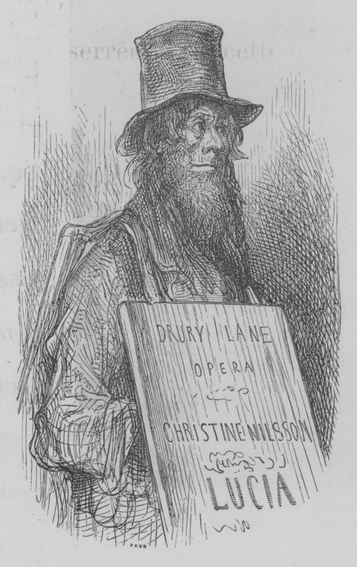 Det omreisende kontoret av Gustave after Dore