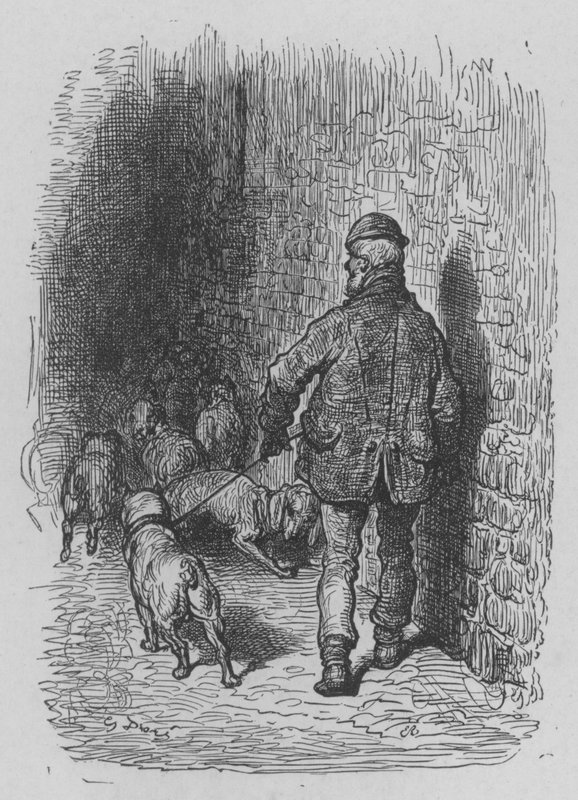 Hundehandleren av Gustave after Dore