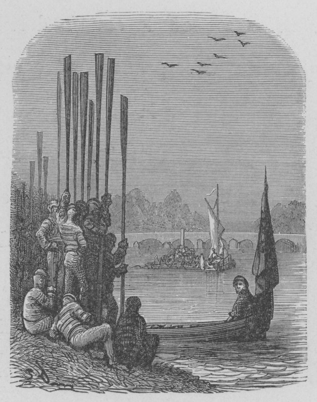 Regattaene, venter av Gustave after Dore