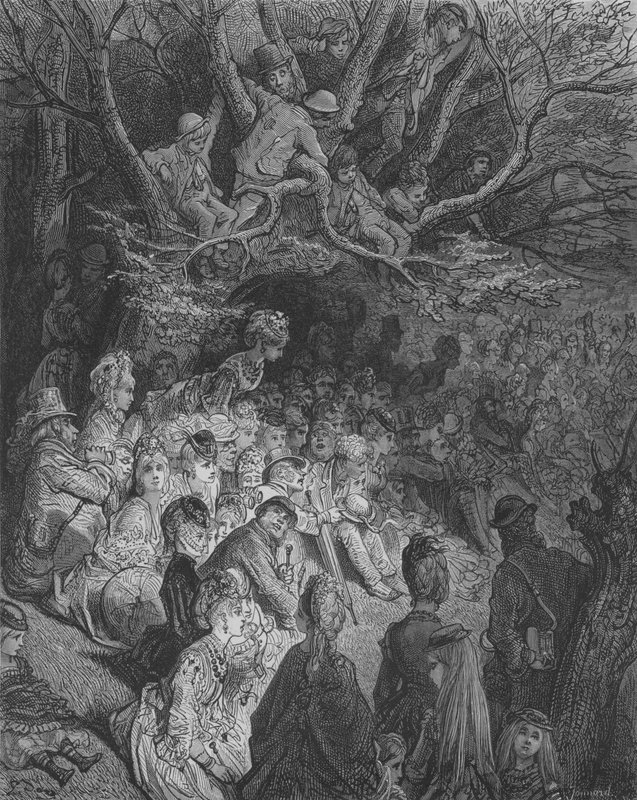 Parterre og paradis av Gustave after Dore