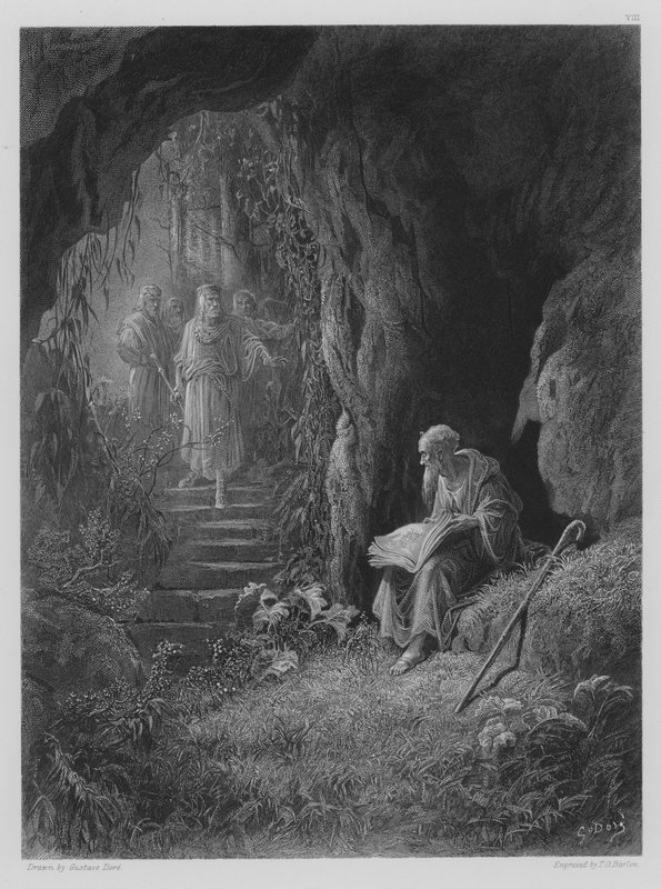Hulescenen av Gustave after Dore
