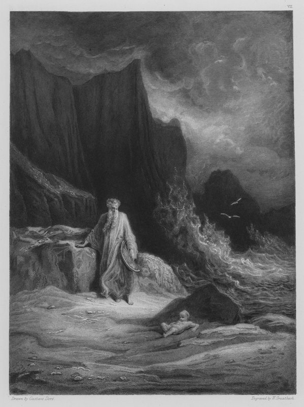 Funnet av kong Arthur av Gustave after Dore