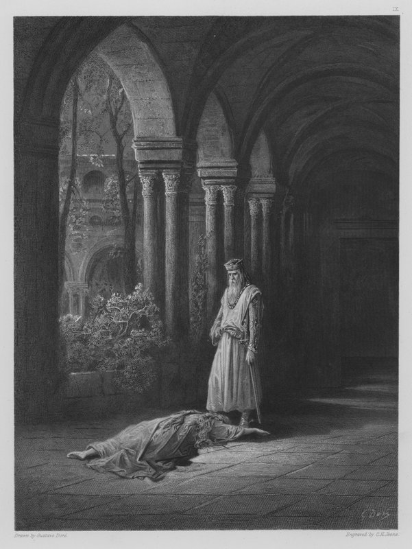 The Kings Farvel av Gustave after Dore