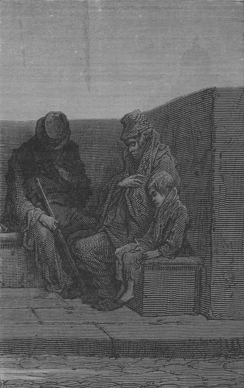 Vagabonds av Gustave after Dore