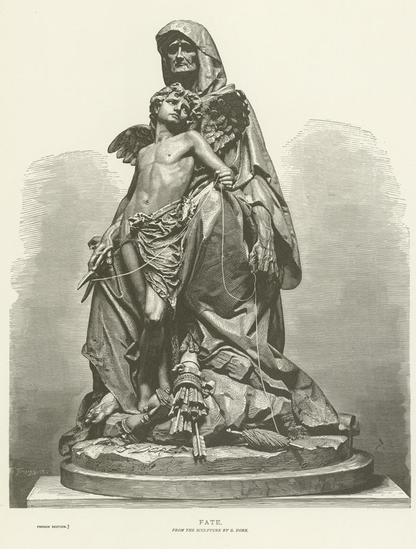 Allegori om skjebne av Gustave Dore