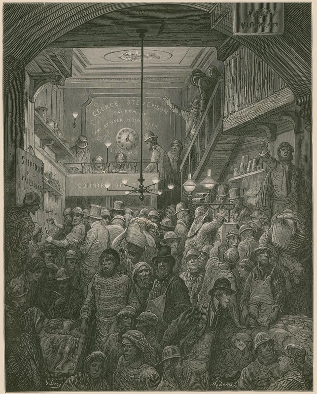 Billingsgate av Gustave Dore