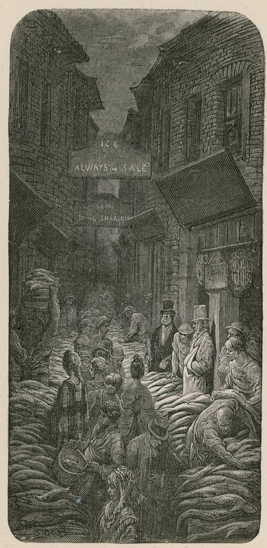 Dark Horse Lane, Billingsgate av Gustave Dore