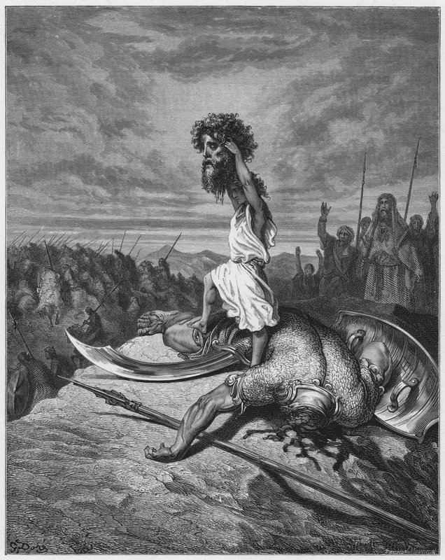 Gustave Dore Bibelen: David og Goliat av Gustave Dore