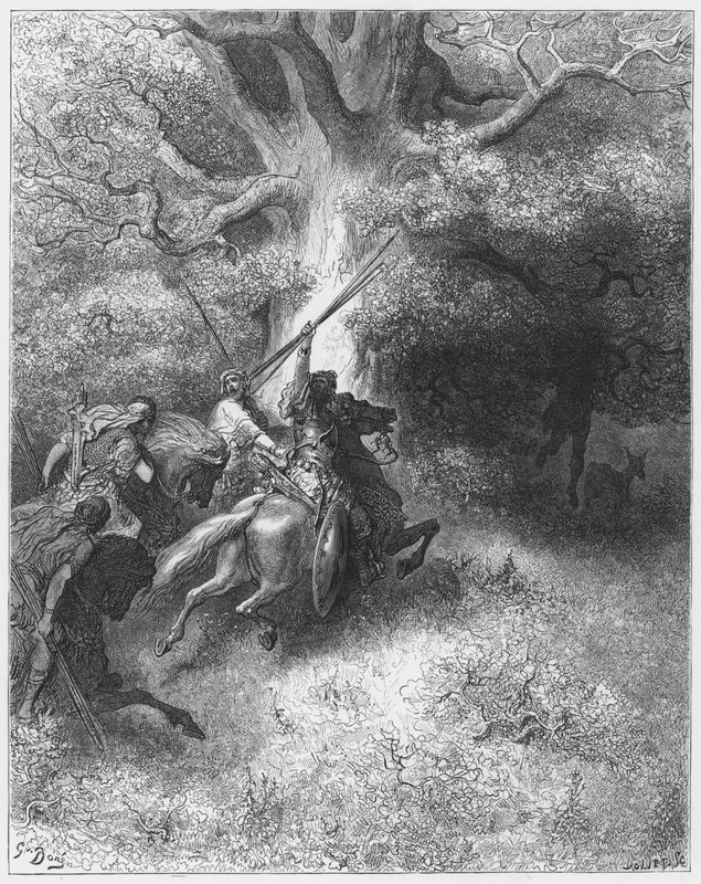 Gustave Dore Bibelen: Absaloms død av Gustave Dore