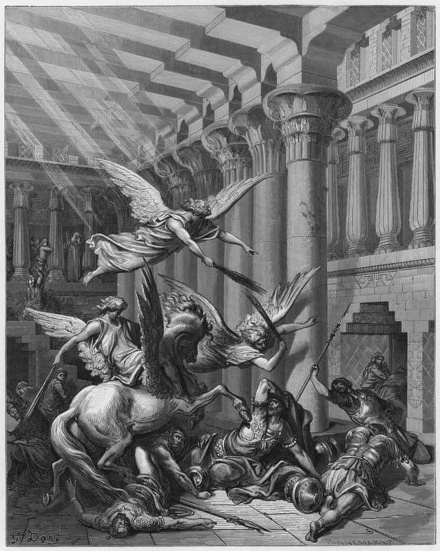 Gustave Dore Bibelen: Heliodorus kastet ned av Gustave Dore