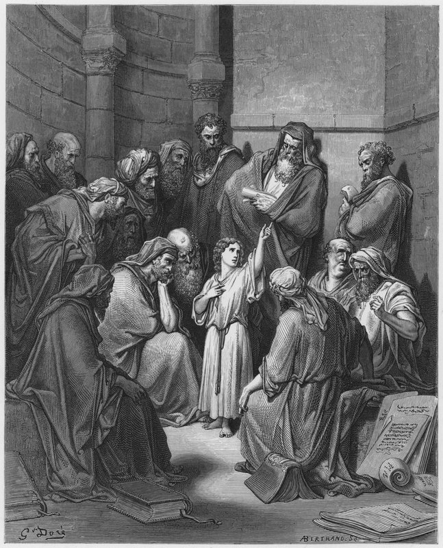 Gustave Dore Bibelen: Jesus med legene av Gustave Dore