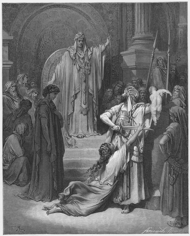 Gustave Dore Bibelen: Salomos dom av Gustave Dore